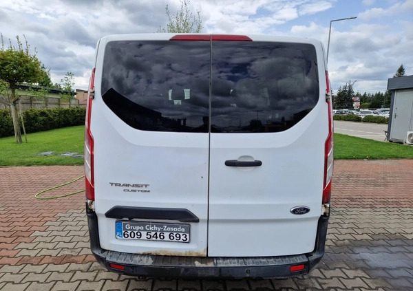 Ford Transit Custom cena 24308 przebieg: 221000, rok produkcji 2017 z Ośno Lubuskie małe 191